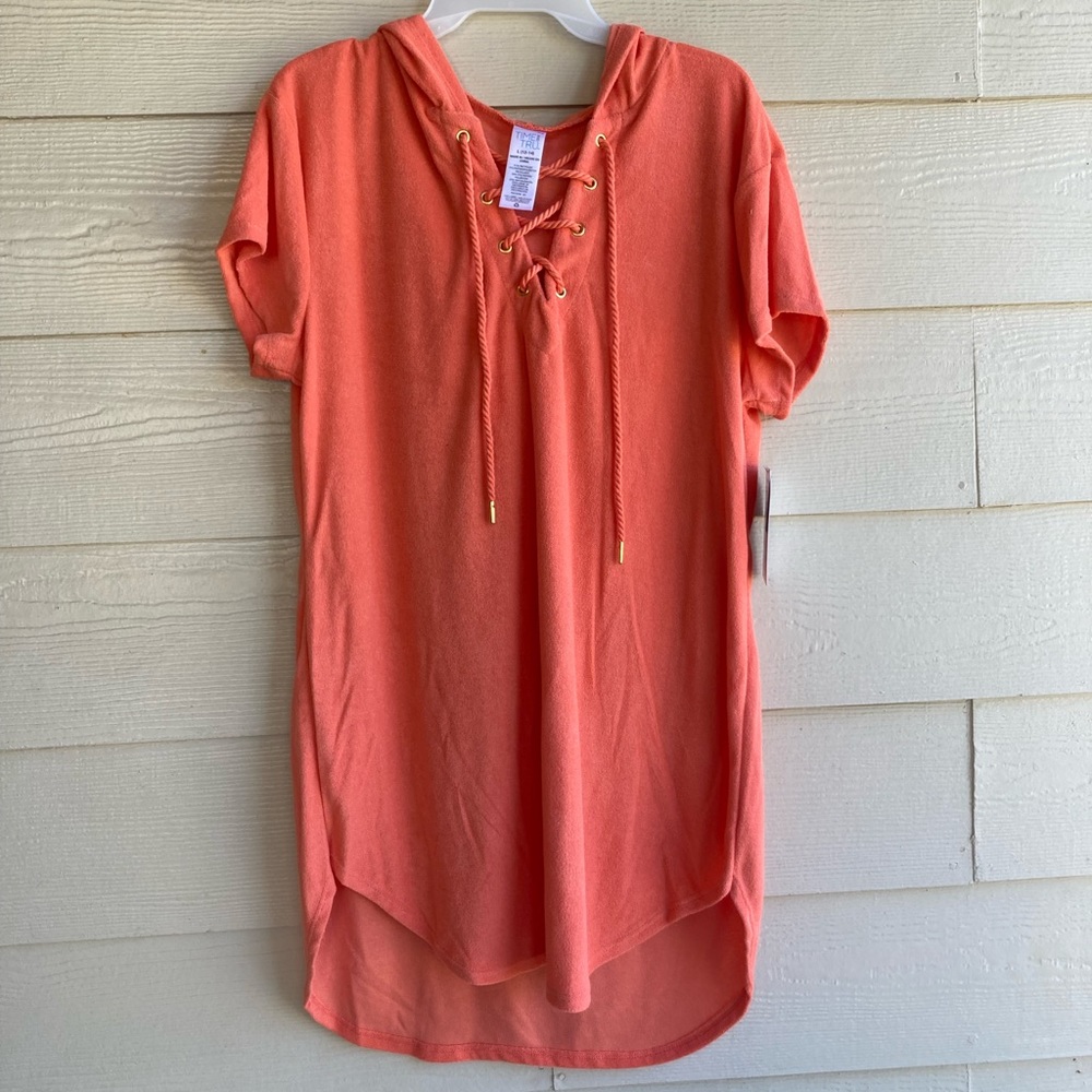 NWT Tim and Tru's Stylish Women’s Hoodie Cover-Up - Orange